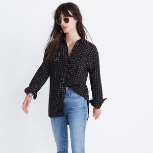 Madewell Oversized Boyfriend Shirt XXS 100% cotton
